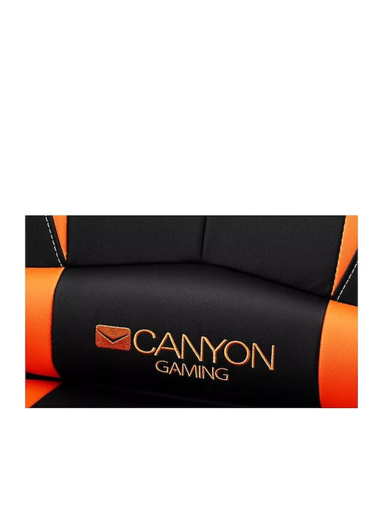 Canyon Vigil Καρέκλα Gaming Δερματίνης Πορτοκαλί