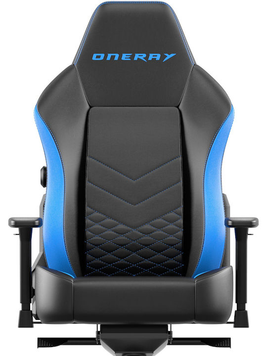 Oneray D0930 Καρέκλα Gaming Δερματίνης με Ρυθμιζόμενα Μπράτσα Μαύρο/Μπλε