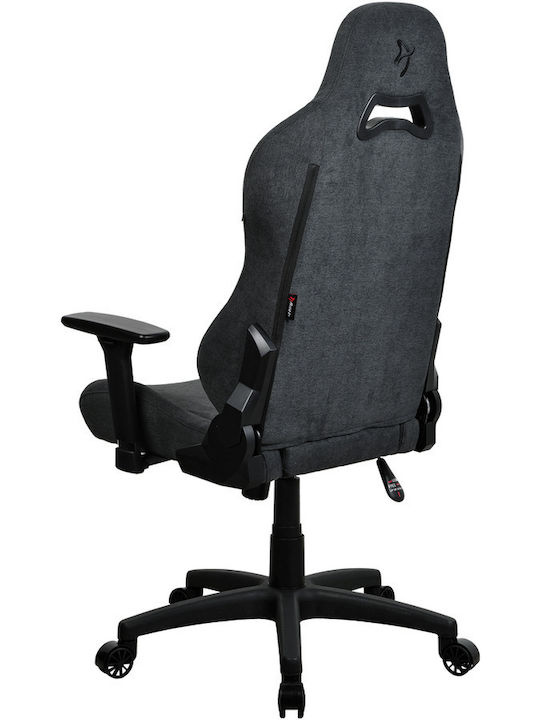 Arozzi Torretta Soft Fabric v2 Геймърски стол с регулируеми подлакътници Dark Grey