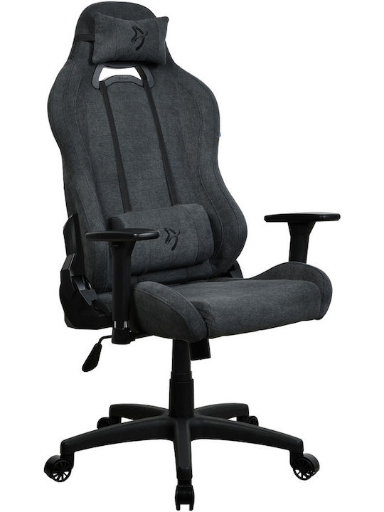 Arozzi Torretta Soft Fabric v2 Геймърски стол с регулируеми подлакътници Dark Grey