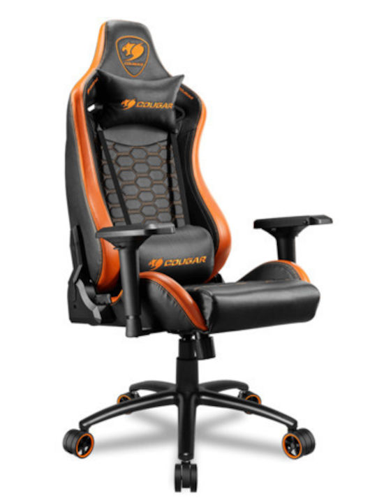 Cougar Outrider S Gaming Stuhl mit verstellbaren Armlehnen Orange