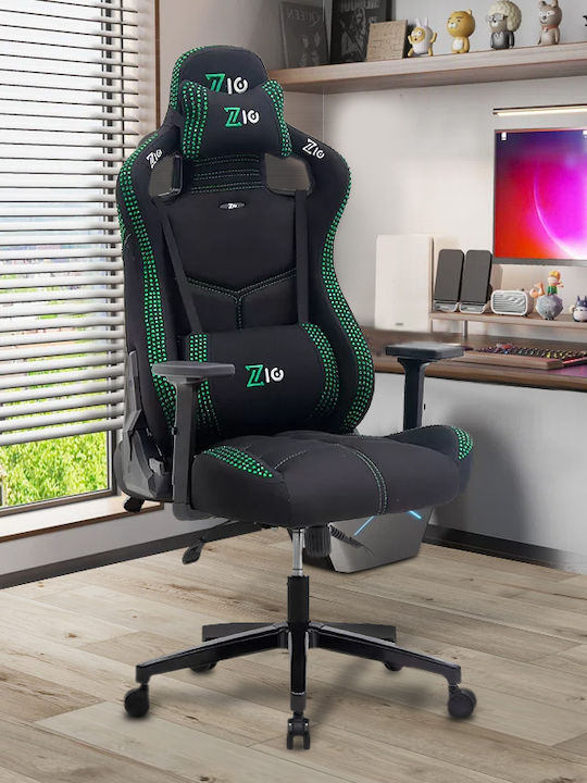 Megapap ZIO Gaming Pro Elegant Καρέκλα Gaming Δερματίνης με Ρυθμιζόμενα Μπράτσα emerald