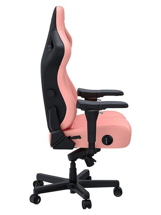 Anda Seat Kaiser 4 L Καρέκλα Gaming Δερματίνης με Ρυθμιζόμενα Μπράτσα Ροζ