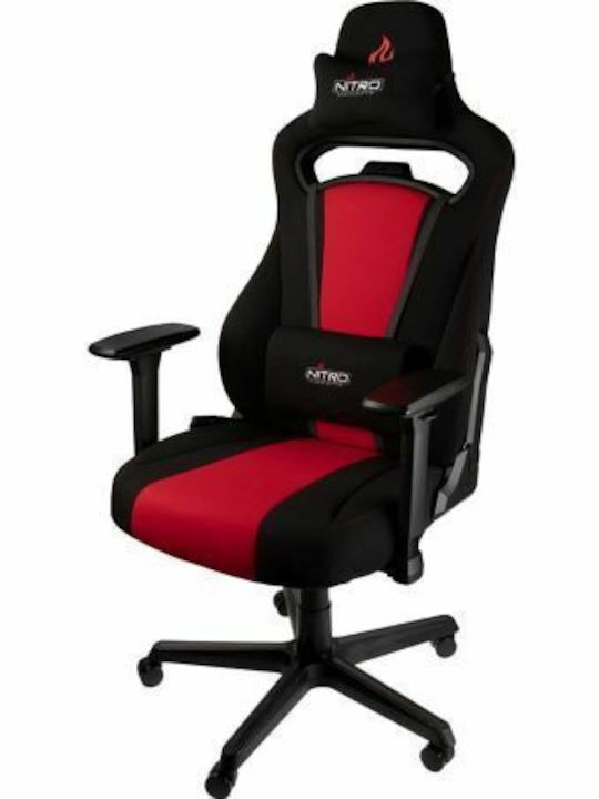 Nitro Concepts E250 Геймърски стол с регулируеми подлакътници Inferno Red