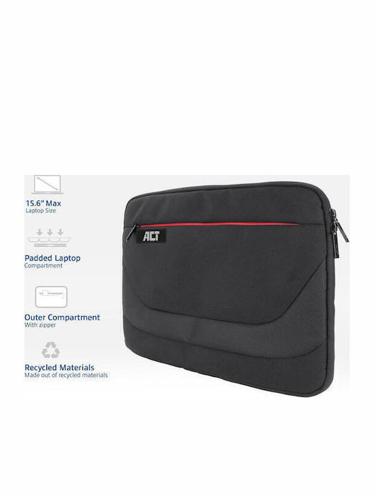 Act Suburb Ac8585 Laptoptasche Bis 15,6" 39,62 Cm Polyester Wasserdichte Schwarze