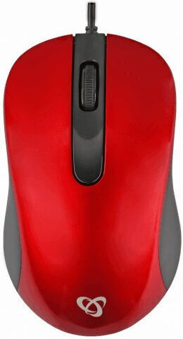 Sbox M-901 Ενσύρματο Ποντίκι Κόκκινο