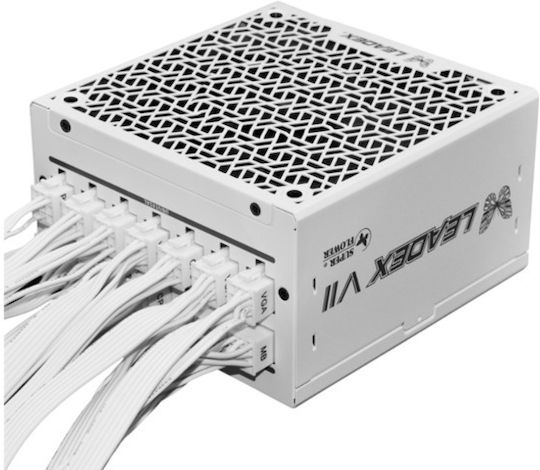 Super Flower Leadex VII PRO Platinum 1000W Бяло Захранване За Компютър Пълен Модул 80 Plus Platinum