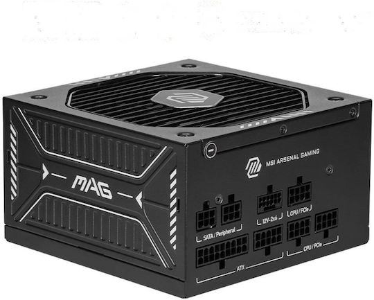 MSI Mag A650GLS PCIE5 650W Μαύρο Τροφοδοτικό Υπολογιστή Full Modular 80 Plus Gold