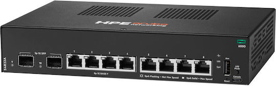 Aruba S4R22A Managed L2 Switch με 8 Θύρες Gigabit (1Gbps) Ethernet
