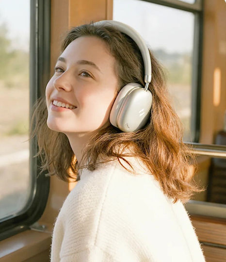 Havit Space S1 Безжични Bluetooth Over Ear Слушалки с 100 часа Работа Бежови