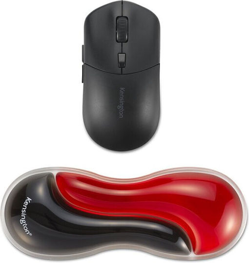 Kensington Slim Duo Gel Mouse Track Ball Red Wrist Rest