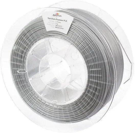 Spectrum PLA 3D Printer Filament 1.75mm silver metallic 0.5kg 1τμχ (Spool)