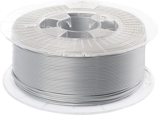 Spectrum PLA 3D Printer Filament 1.75mm Silver Metallic 1kg 1τμχ (Spool)