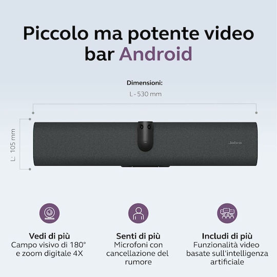 Jabra Video Conference Camera for Conference System Panacast Compatible with Microsoft Teams