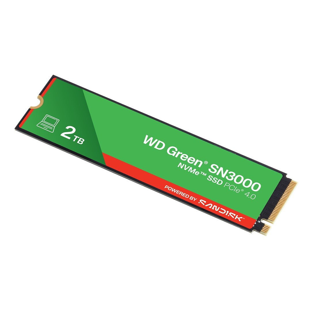 Western Digital Green SN3000 SSD 2TB τύπου M.2 με σύνδεση PCI Express 4.0 -00CPS0 (WDS200T4G0E)