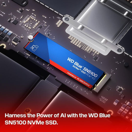 Western Digital SN5100 SSD 4TB τύπου M.2 με σύνδεση PCI Express 4.0 (PS5 Compatible) WDS400T5B0E-00CPE0