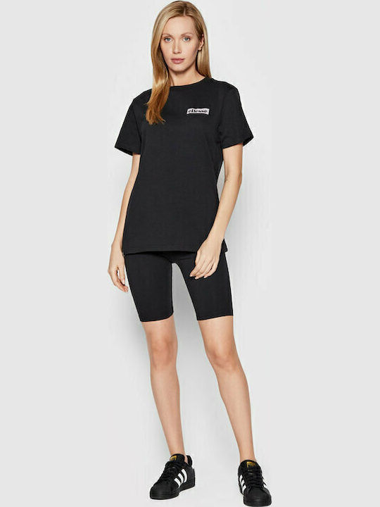 Granito Frauen-Set mit Fahrrad Leggings Hochgeschnitten Schwarz