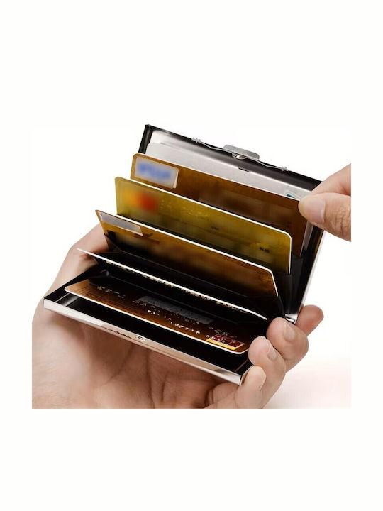 By Queen Κομψό Πορτοφόλι Καρτών Φερμουάρ Floral Card Holder Magnolia
