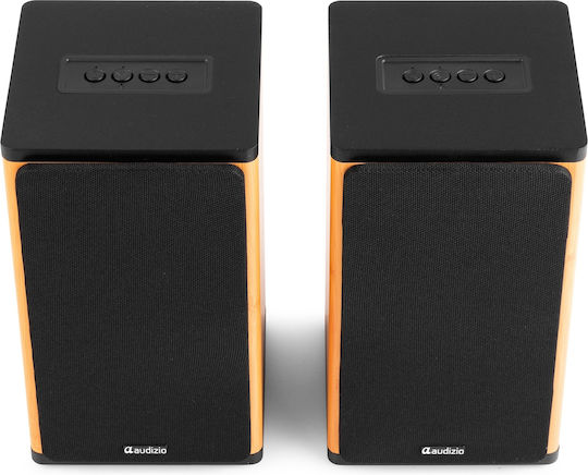 Audizio BS20 Αυτοενισχυόμενα Ηχεία με Bluetooth 50W Bamboo
