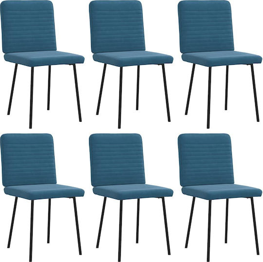 Chairs Dining Room 45x54x83cm 6pcs Blue