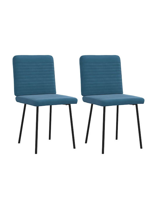 Stühle Speisesaal Blue 2Stück 45x54x83cm