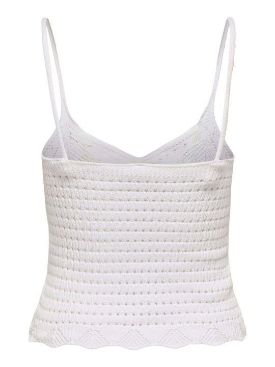 Women's Crop Top Cotton with Straps & V Neckline Pink