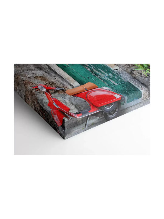 Canvas Painting Vespa Knv29 80cm X 120cm