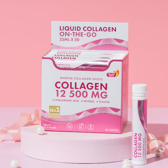 Fish Collagen 12,500 Mg Retinol Elastin Hyaluronic Acid 20 X 25 Ml