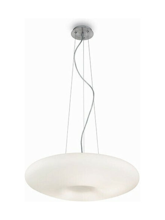 Ideal Lux Glory SP3 D40 Ρυθμιζόμενο Κρεμαστό Φωτιστικό Λευκό με Ντουί E27 40x40x20εκ.