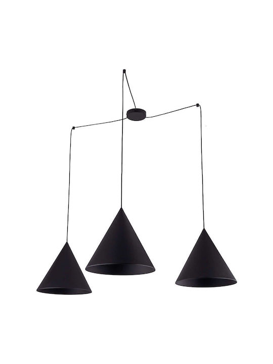 TK Lighting Κρεμαστό Φωτιστικό Μαύρο LED