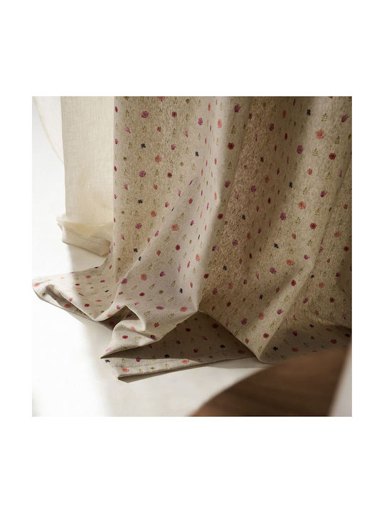 Gofis Home Κουρτίνα με Τρέσα Gofis Μπλε 130x270εκ.