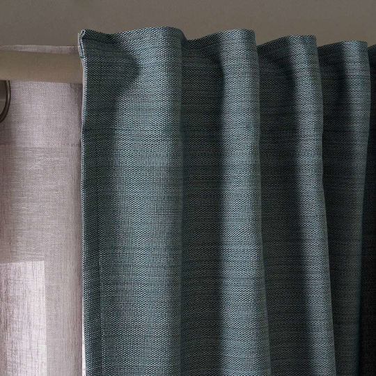Gofis Home Curtain with Pencil Pleat Gofis Jade Green 130x270cm