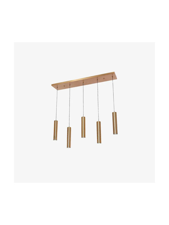 Phos & Gaia Adjustable Pendant Ceiling Light with GU10 Socket 20x100cm
