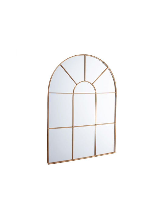 Butlers Wall Mirror with Gold Metallic Frame 70x50cm 1pcs