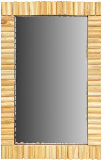 Tutumi HOM-02803 Καθρέπτης Ορθογώνιος Μπεζ 35x55cm
