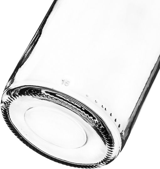 Kadax Бутилка за Вода Стъклена с Винтов Капак Прозрачен 1000ml 5 Броя