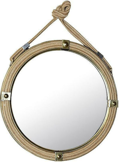 Espiel AFT113 Wandspiegel Braune Durchmesser 60cm
