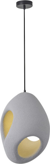 Eurolamp Pendant Ceiling Light Gray with E27 Socket 29x29x41cm
