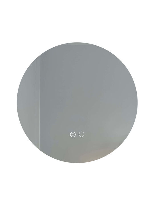 Polihome Wandspiegel mit Rahmen 90x90cm