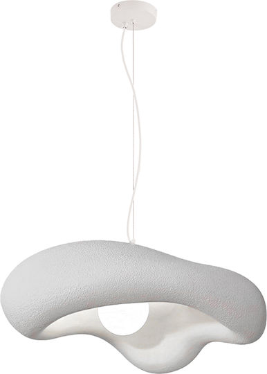 Zambelis Lights Κρεμαστό Φωτιστικό Λευκό 60x60εκ. Zambelis Lights Κρεμαστό Φωτιστικό Λευκό 60x60εκ.