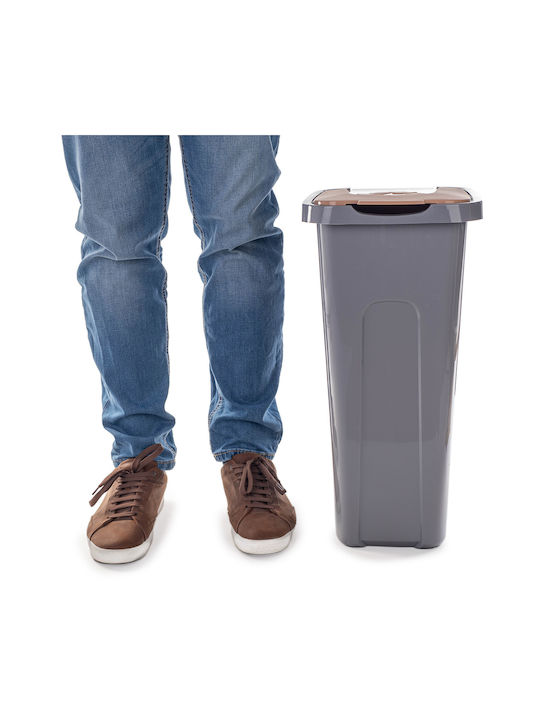 Kadax Plastic Waste Bin Gray 30lt