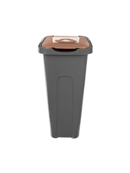 Kadax Plastic Waste Bin Gray 30lt