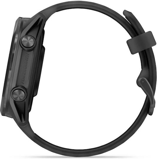 Garmin Forerunner 570 Aluminum 42mm Waterproof Smartwatch with Heart Rate Monitor (Slate Gray Aluminum with Translucent Black/Black Band)