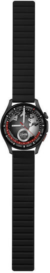 Ksix Horizon 46mm Smartwatch With Heart Rate Monitor Black