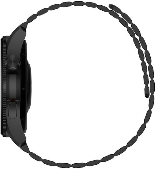 Ksix Horizon 46mm Smartwatch With Heart Rate Monitor Black