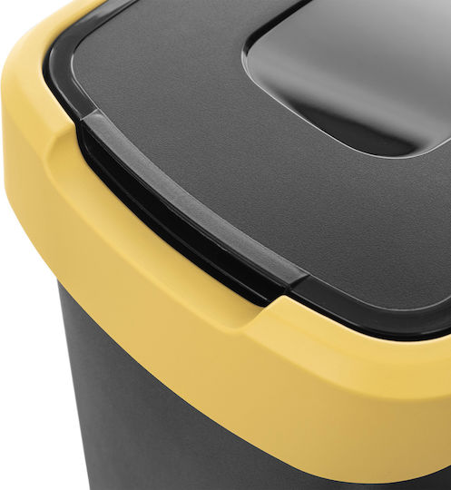 Kadax Plastic Black Waste Bin 25lt