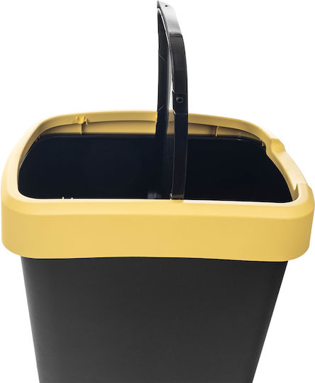 Kadax Plastic Black Waste Bin 25lt
