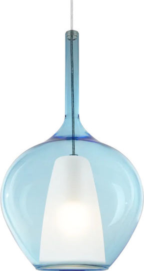 Ideal Lux Pendant Light Blue 28cm Ideal Lux Pendant Light Blue 28cm