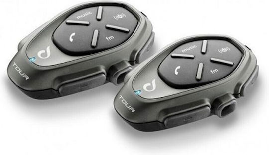 Interphone Tour HD Двоен Интерком за Каска за Мотоциклет с Bluetooth