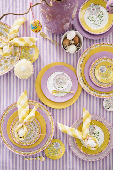 PiP Studio Πιάτο Ρηχό από Πορσελάνη Πολύχρωμο 32cm